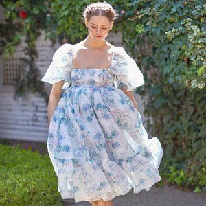 Selkie La Belle Etoile Organza French Puff Dress size M